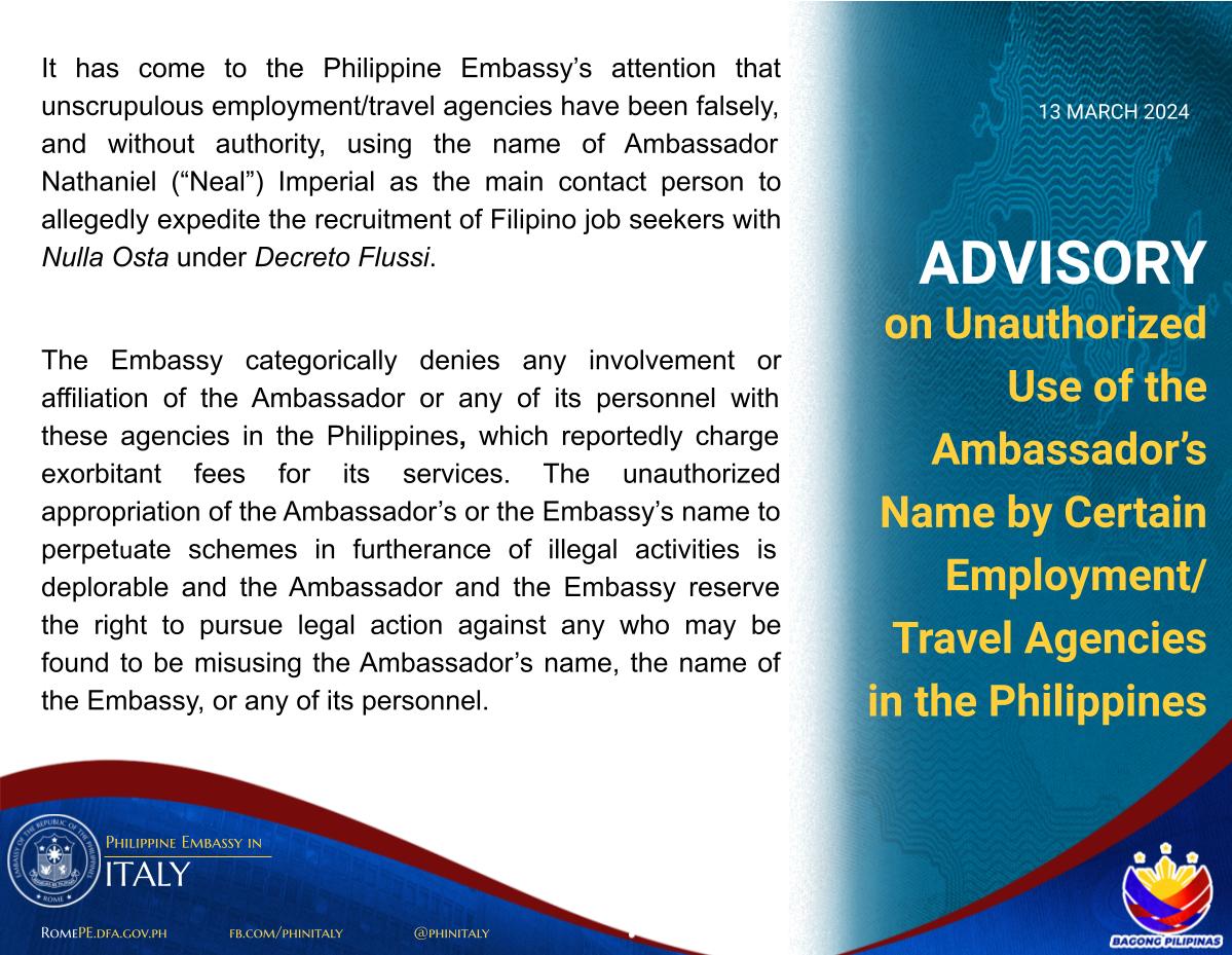 ADVISORY 1