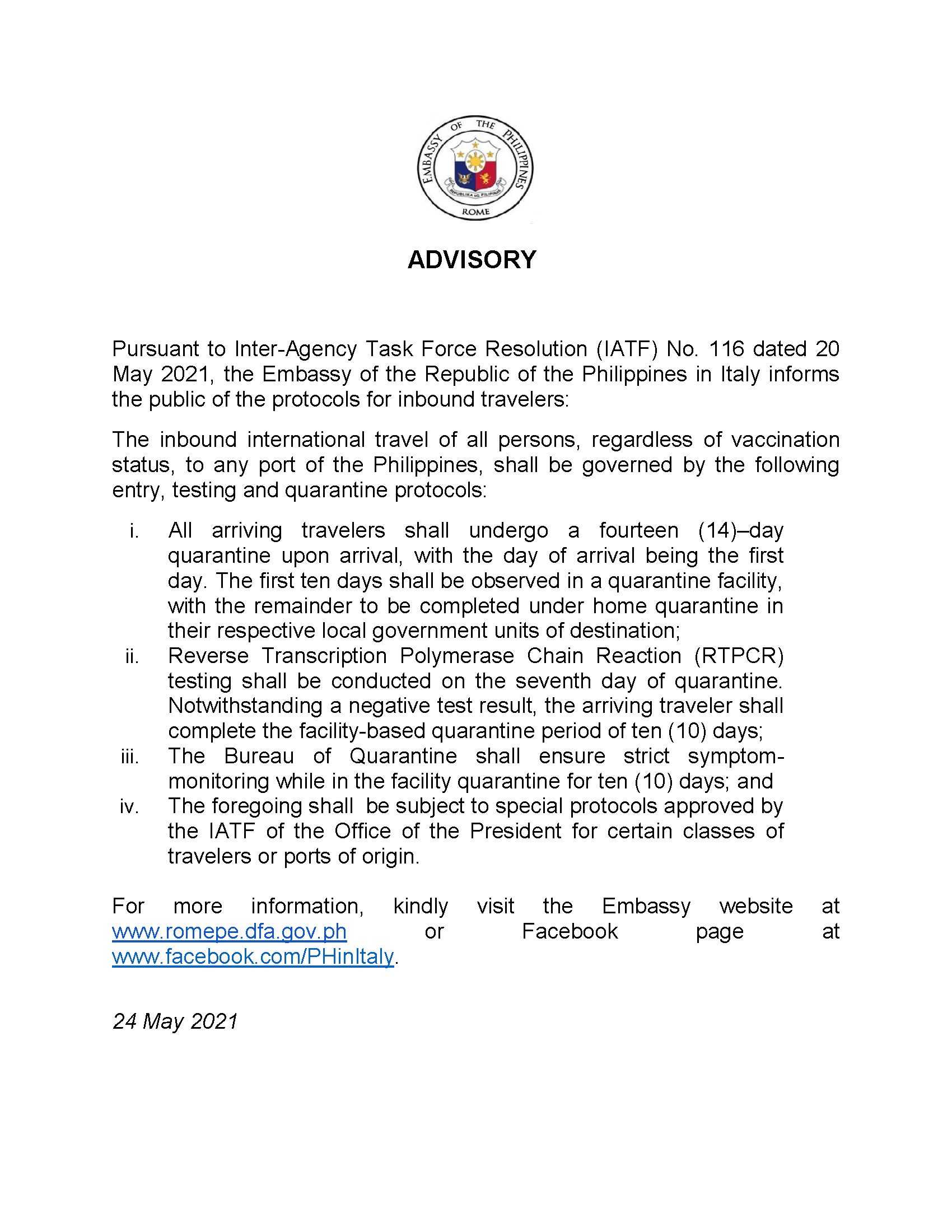 24MAY2021PH IATF RES 116